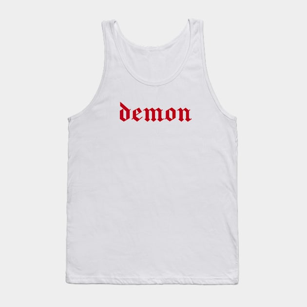 demon Tank Top by purplecrowshub